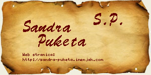Sandra Puketa vizit kartica